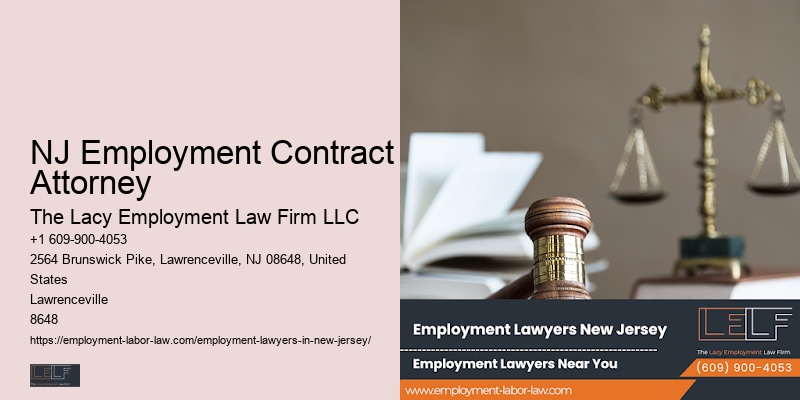 NJ Employment Contract Attorney Unjust Termination Lawyer