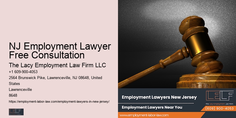 NJ Employment Lawyer Free Consultation Wrongful Termination Specialist
