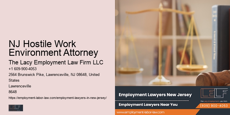 NJ Hostile Work Environment Attorney Attorney for Workplace Claims