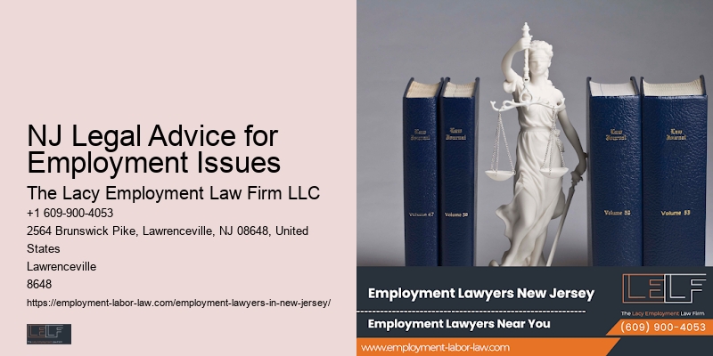 NJ Legal Advice for Employment Issues Workplace Harassment Lawyer