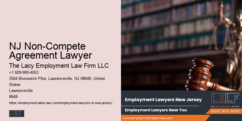 NJ Non-Compete Agreement Lawyer Workplace Attorney Free Consultation
