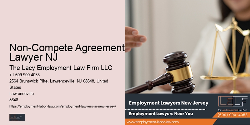 Workplace Wage Dispute Attorney Non-Compete Agreement Lawyer NJ