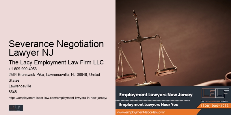 Severance Negotiation Lawyer NJ Employment Lawyer Services