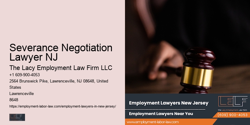 Best Severance Negotiation Lawyer NJ Employment Attorney