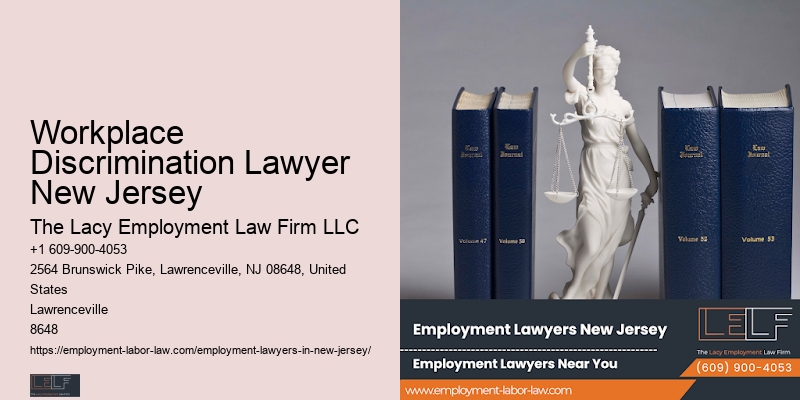 Trusted Workplace Discrimination Lawyer New Jersey Employment Law Expert