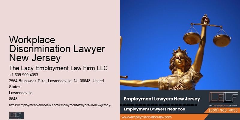 Workplace Discrimination Lawyer New Jersey Employment Rights Law Firm