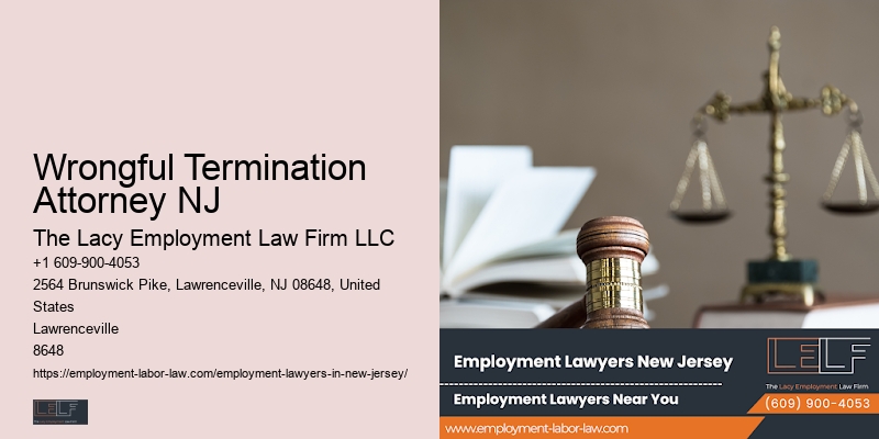 Wrongful Termination Attorney NJ Employment Rights Lawyer