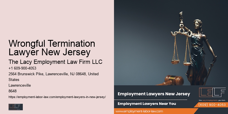 Wrongful Termination Lawyer New Jersey Non-Compete Agreement Attorney