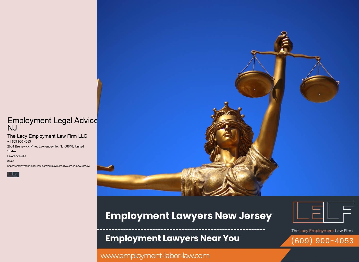 Employment Legal Advice NJ Employment Legal Services