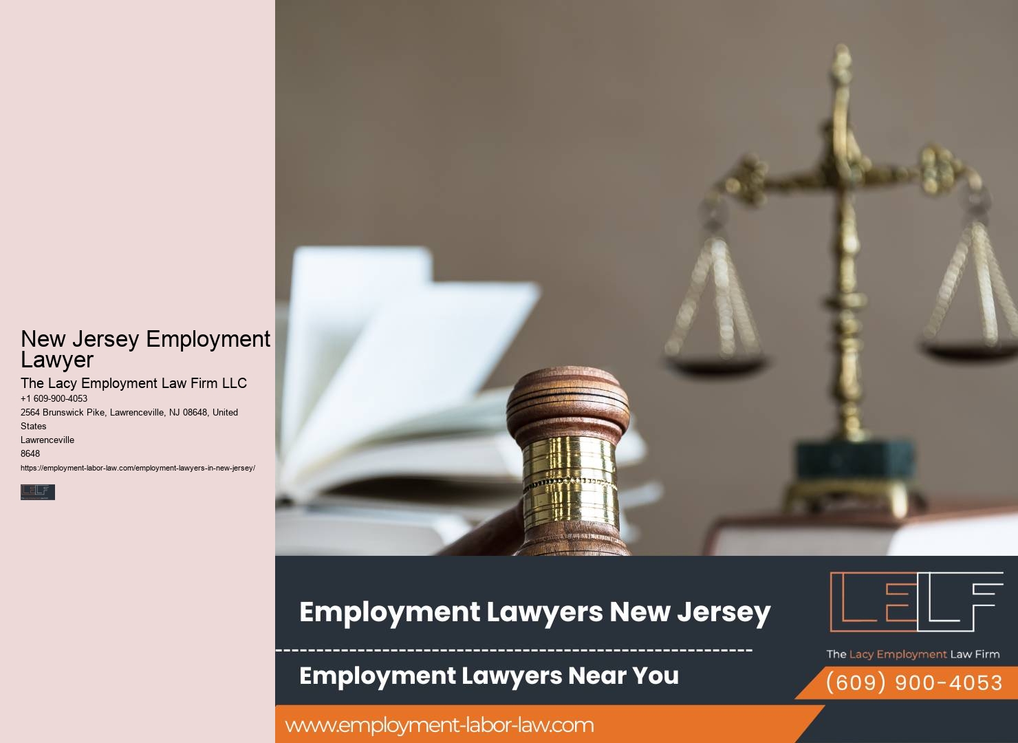 New Jersey Employment Lawyer Employment Legal Assistance