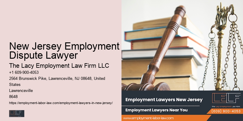 New Jersey Employment Dispute Lawyer