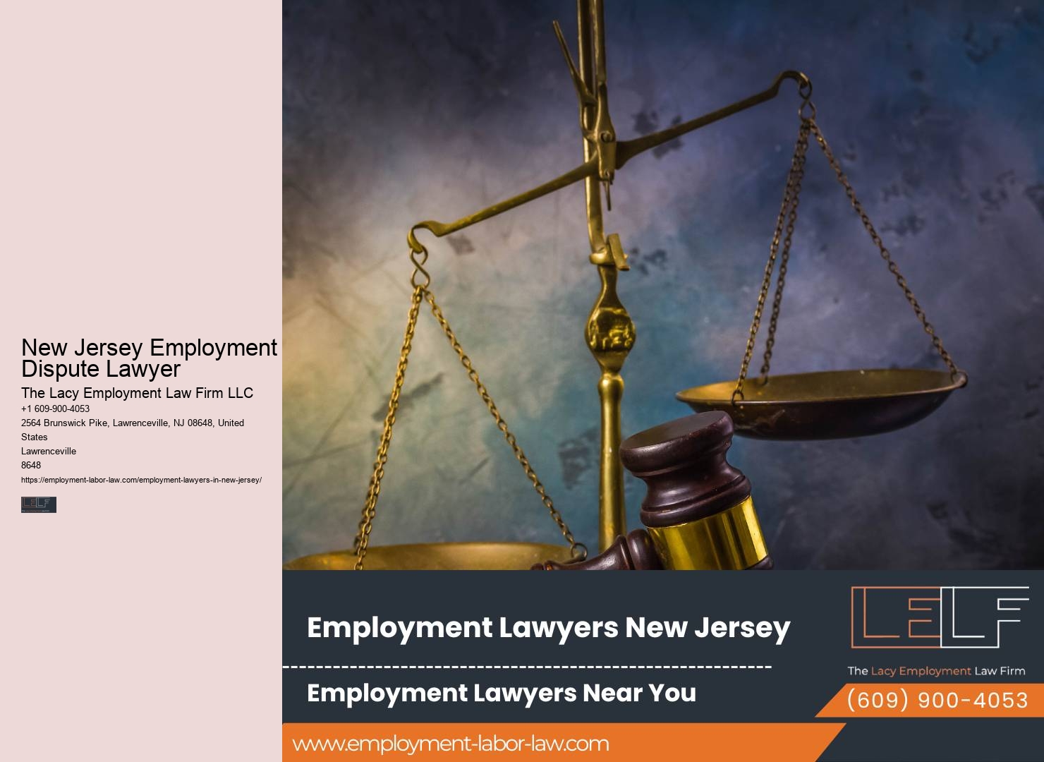 New Jersey Employment Dispute Lawyer Workplace Retaliation Attorney