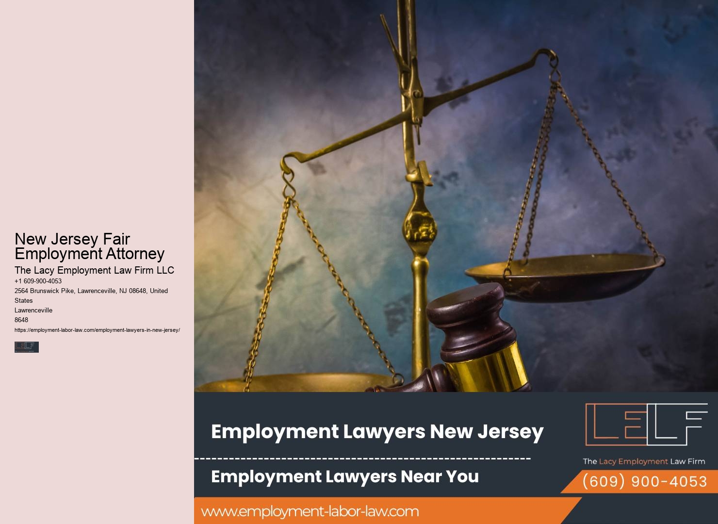 New Jersey Fair Employment Attorney Workplace Discrimination Lawyer