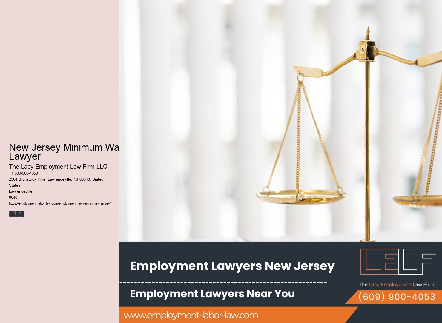 NJ Job Rights Legal Assistance