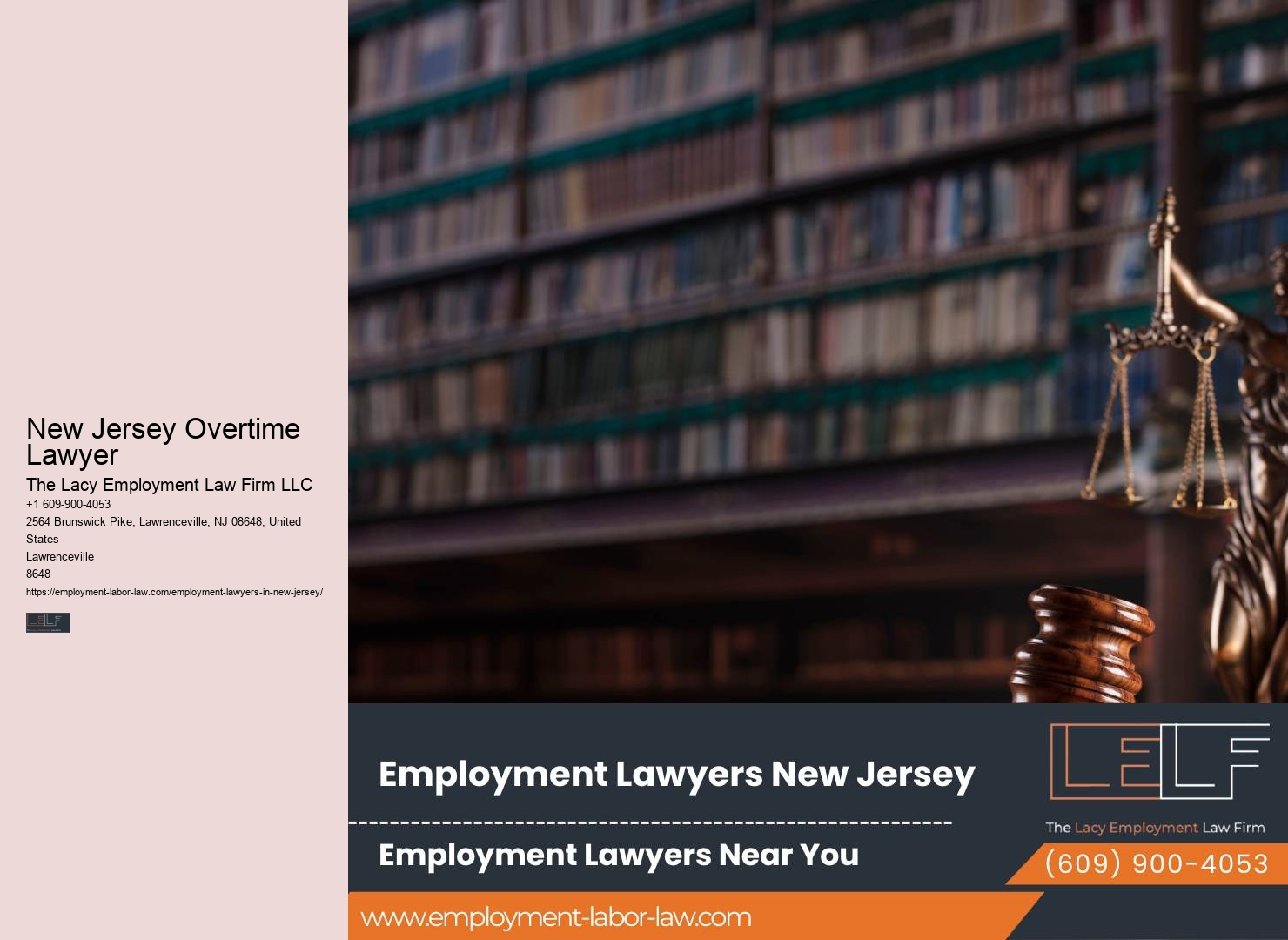 New Jersey Overtime Lawyer Employee Advocate