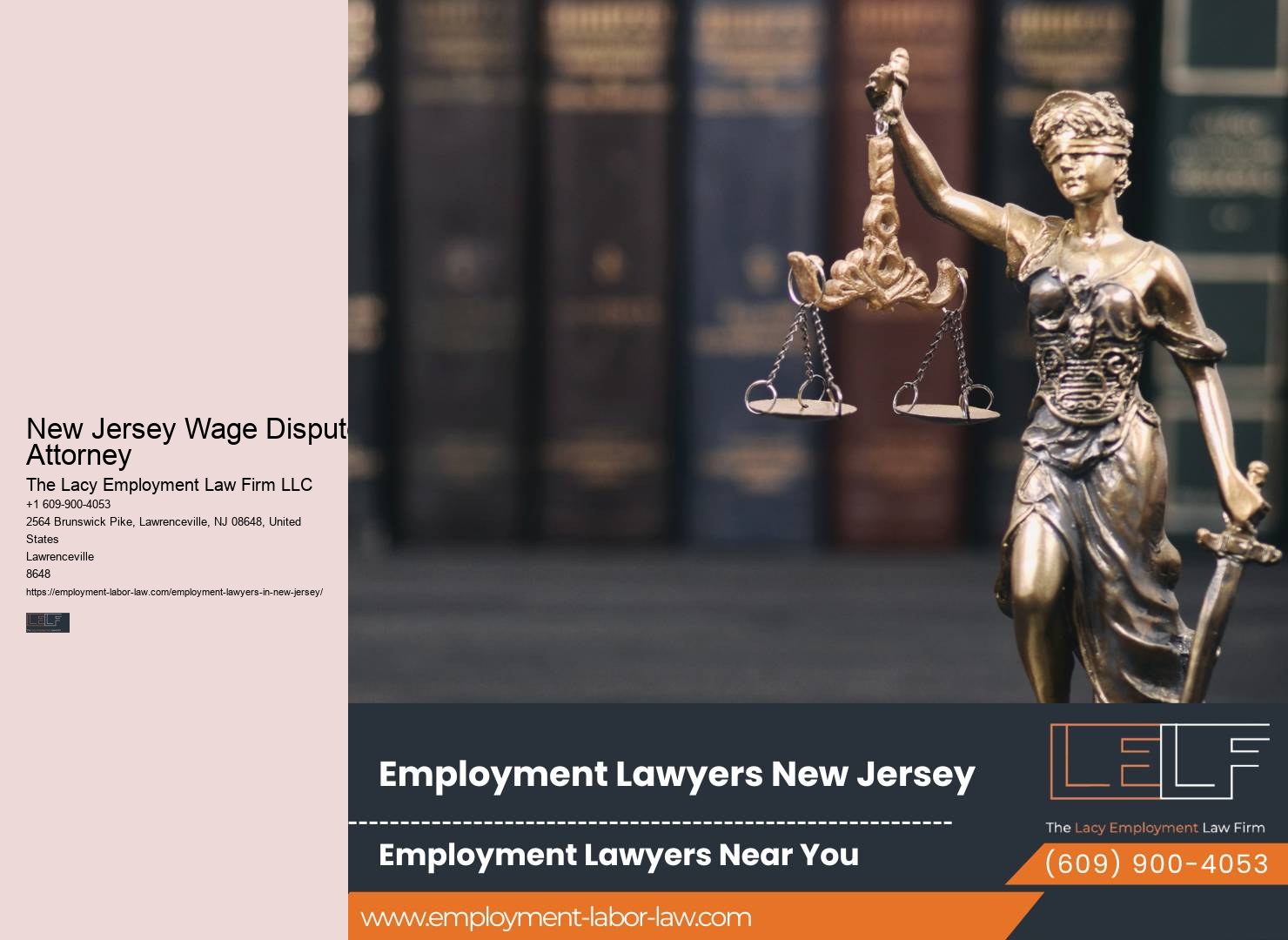 New Jersey Wage Dispute Attorney Wrongful Termination Attorney