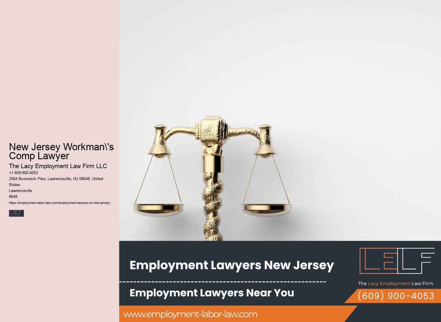 New Jersey Workman's Comp Lawyer Employment Lawyer Near Me