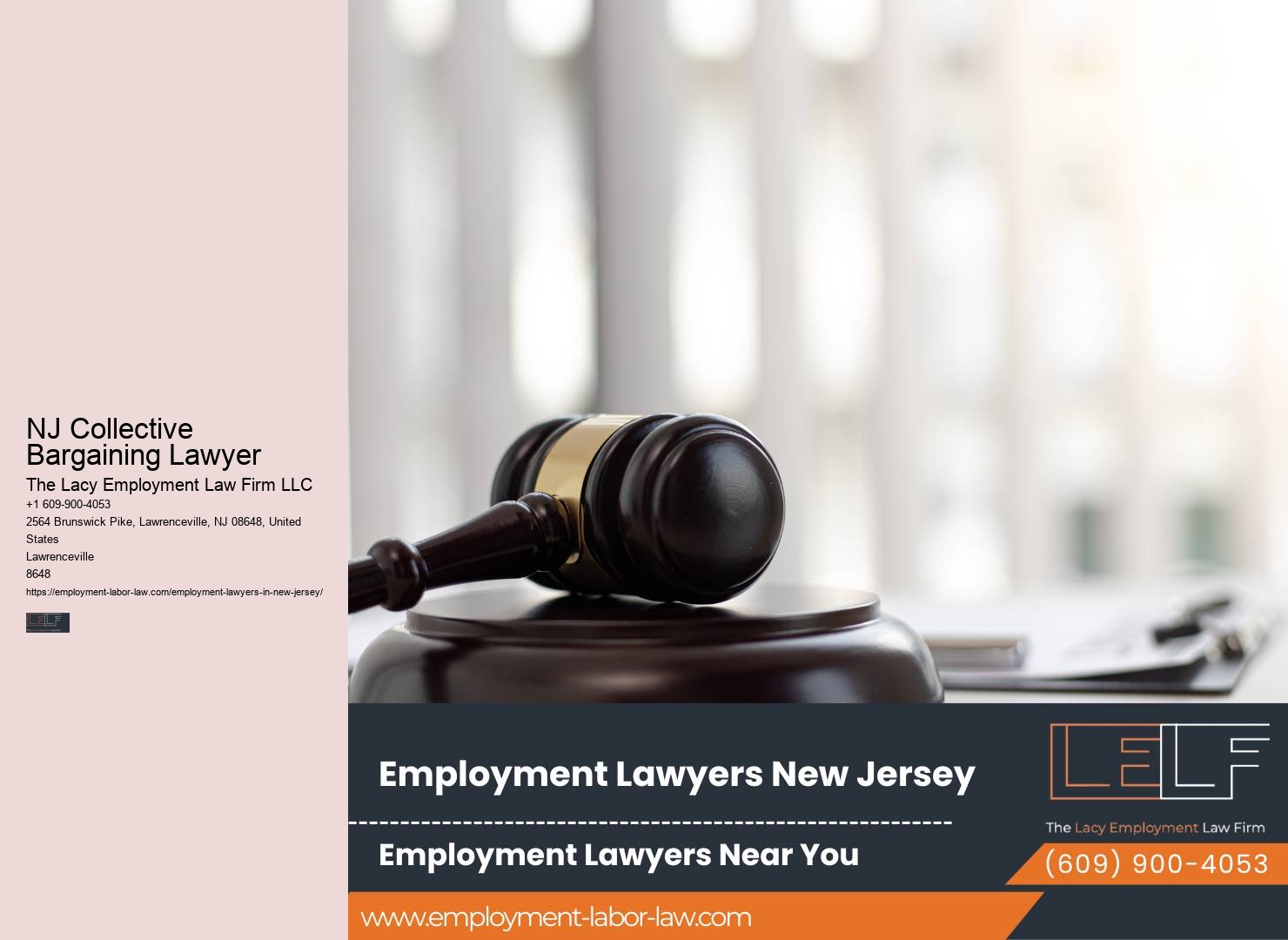 NJ Collective Bargaining Lawyer Workplace Rights Counsel