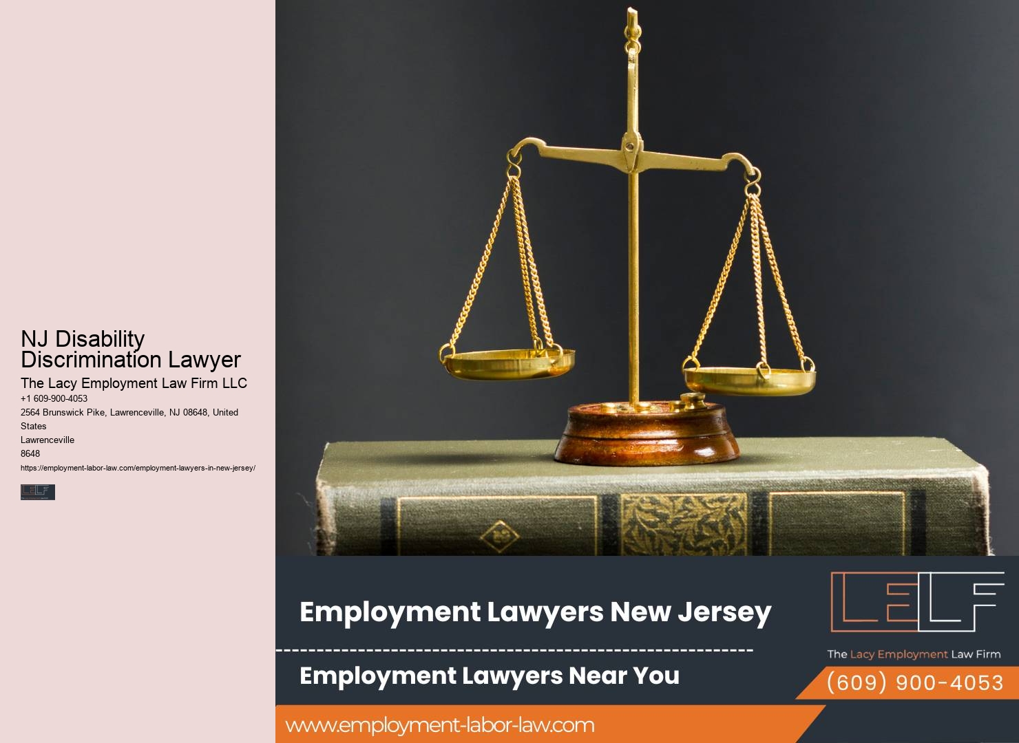 NJ Employee Rights Law Firm