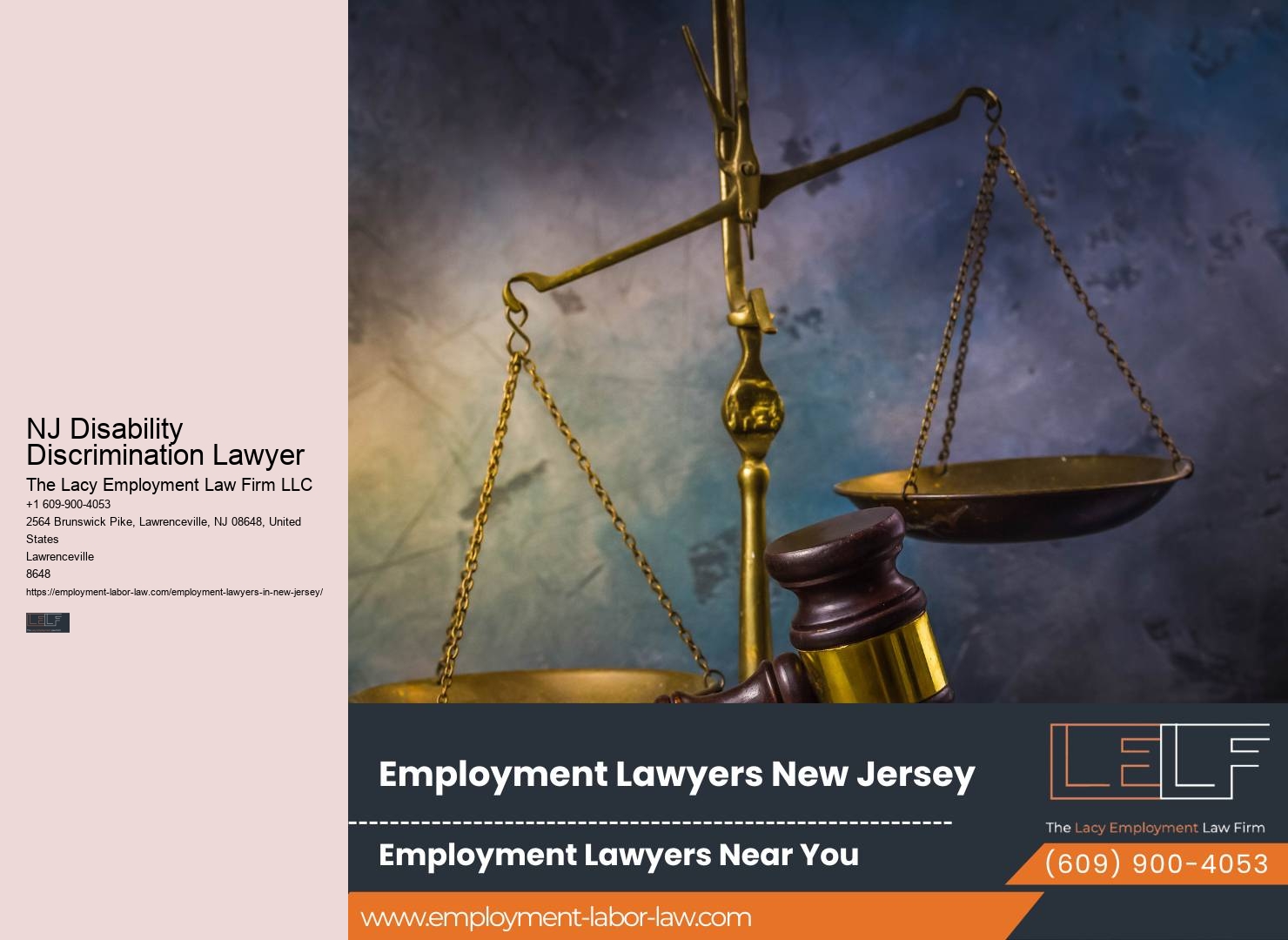 NJ Employment Law Office Help