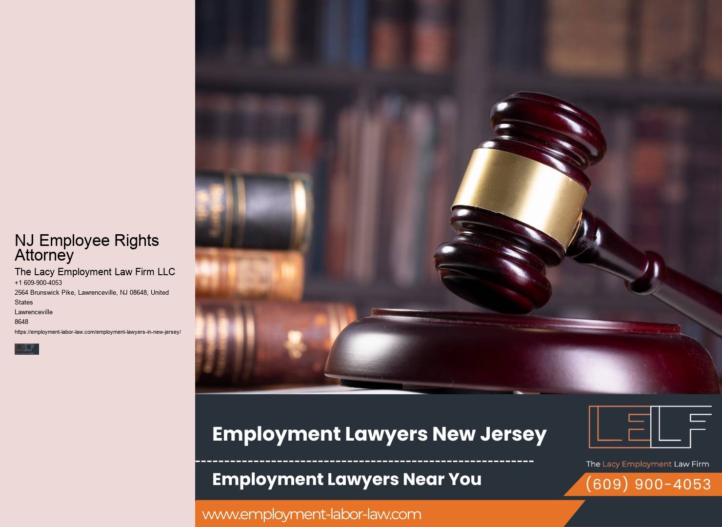 NJ Employment Law Rights Attorney