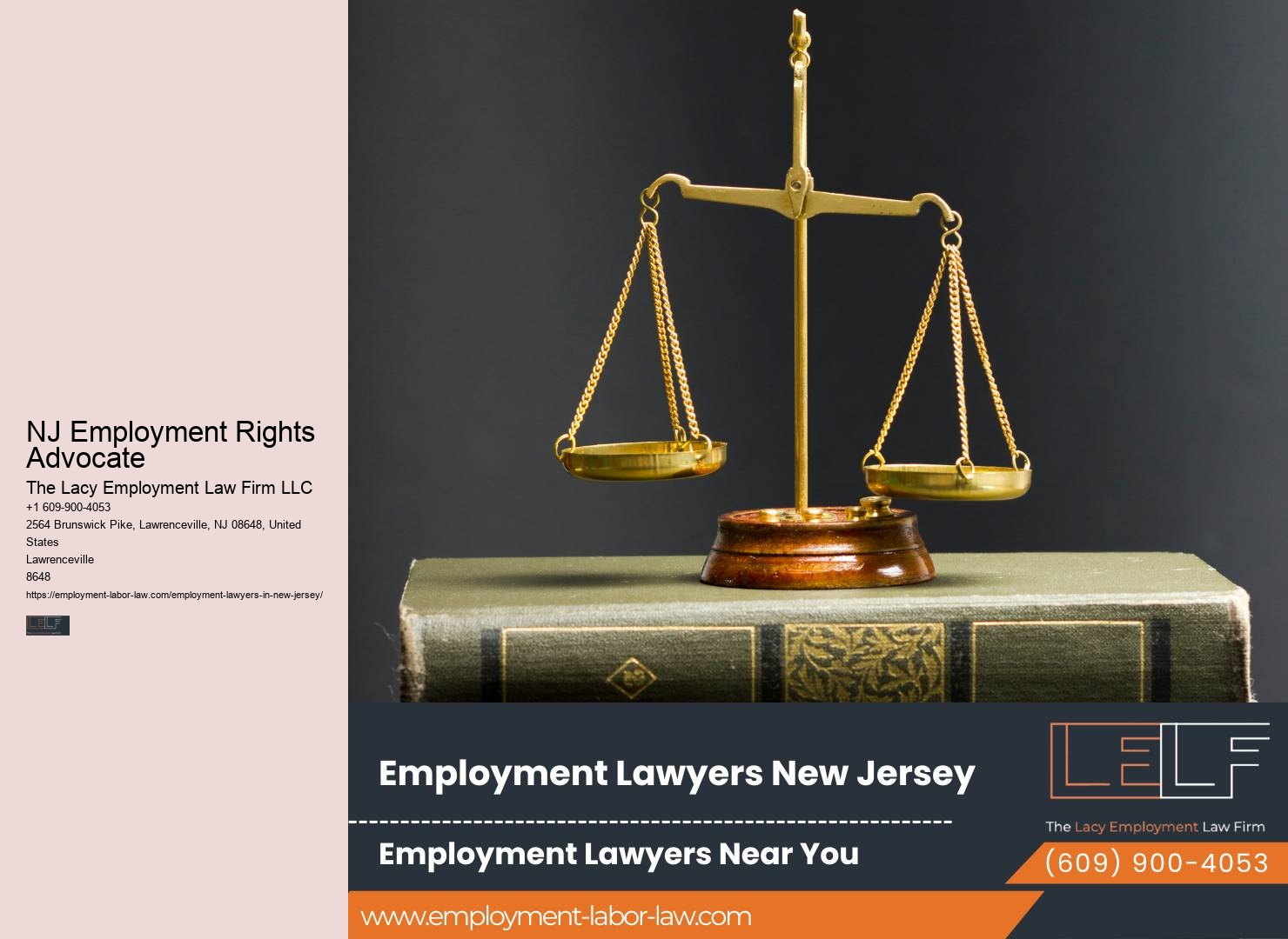NJ Employment Rights Advocate Job Rights Attorney