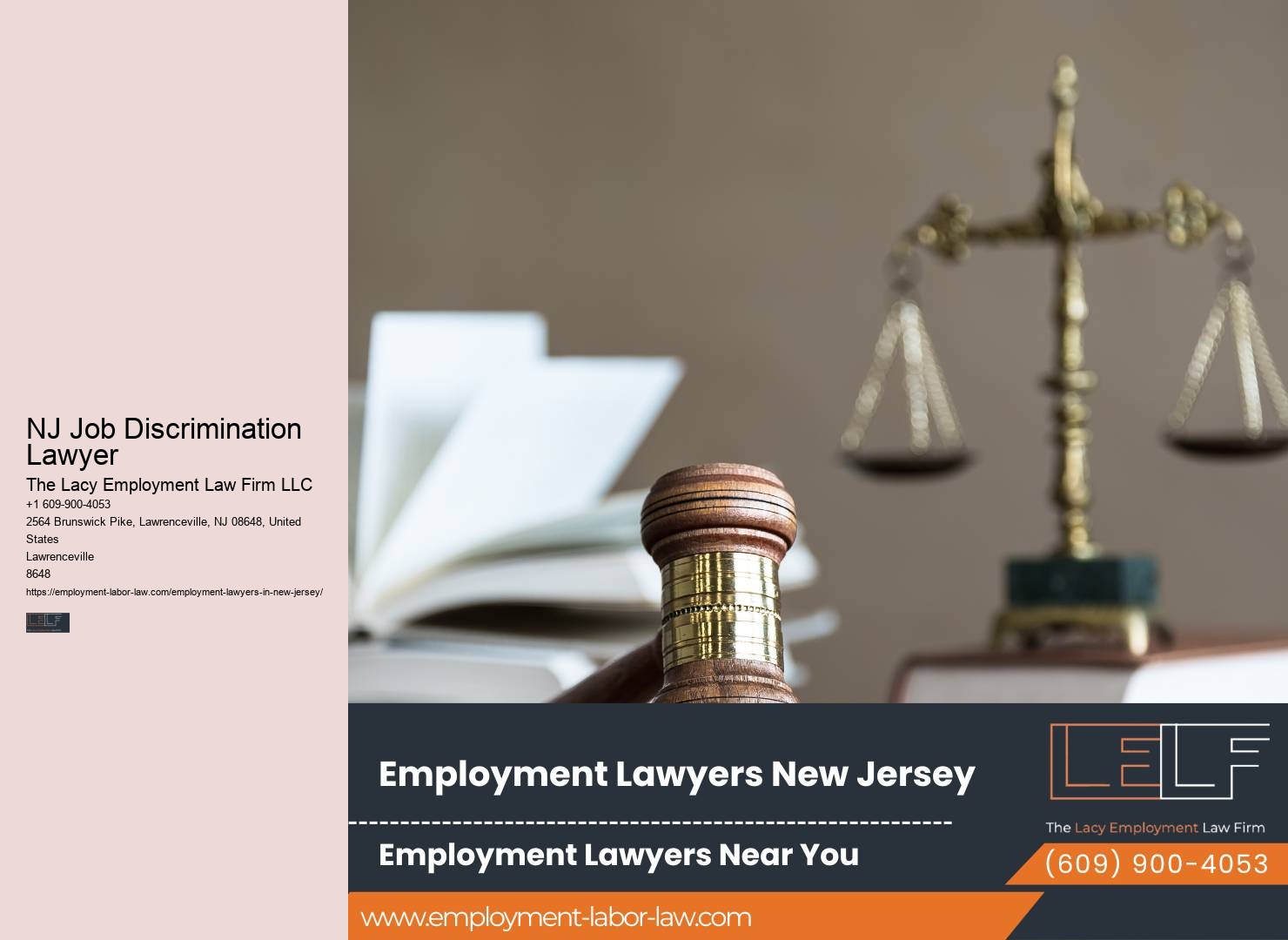 NJ Employee Legal Counsel Services