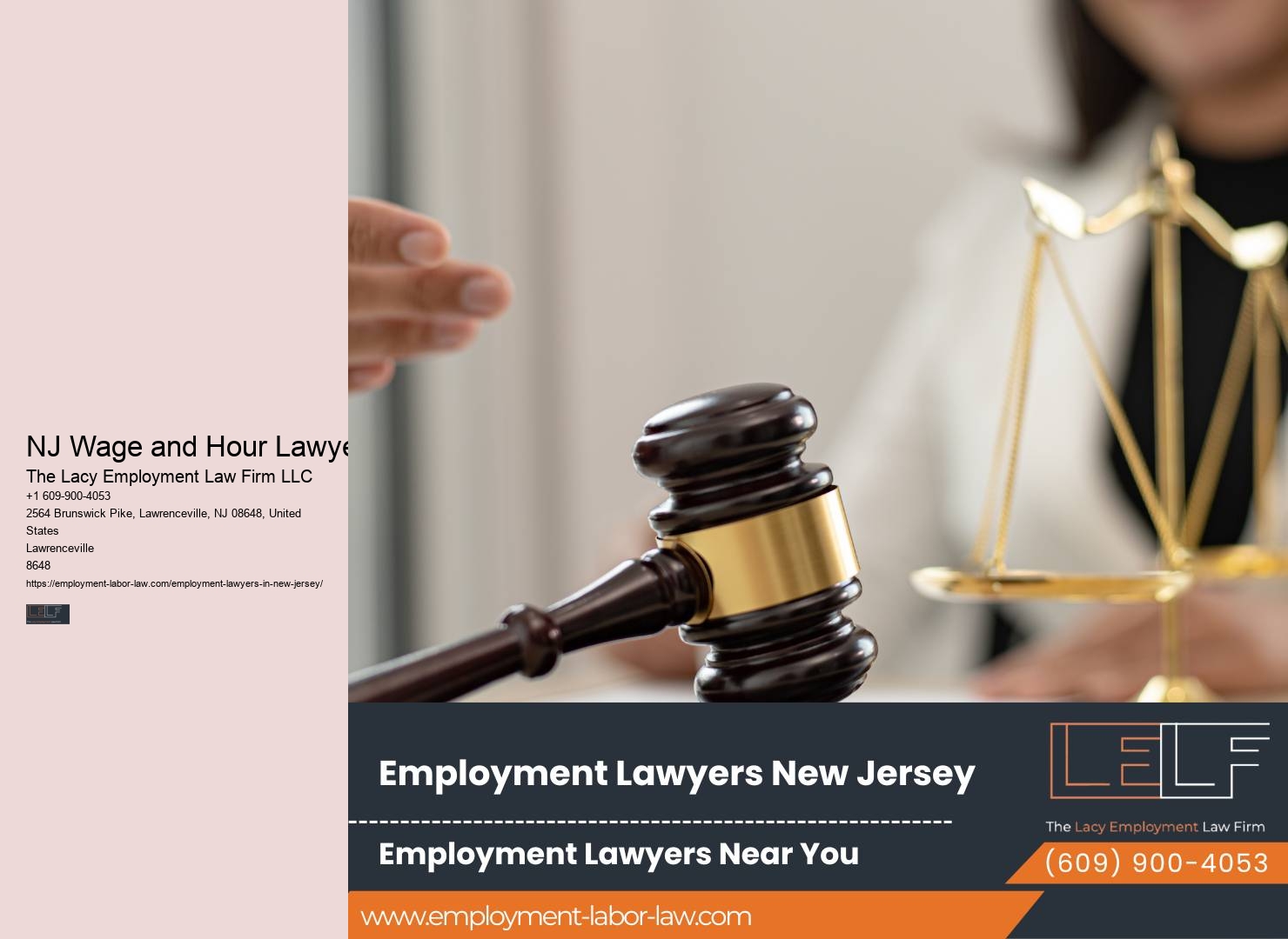 NJ Employee Termination Attorney