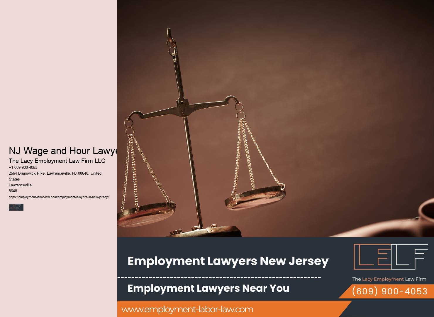 NJ Employment Law Services