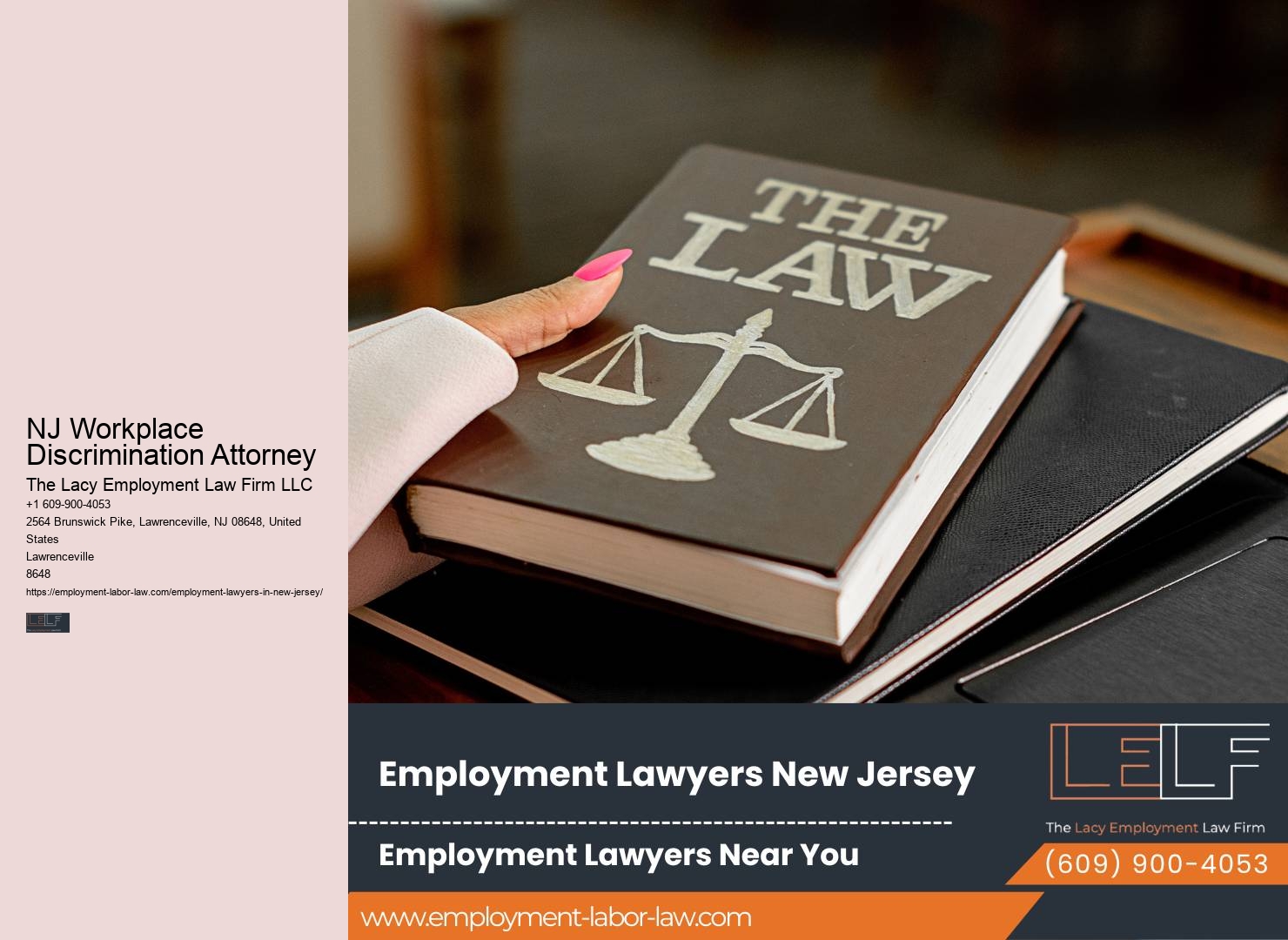 NJ Workplace Discrimination Attorney Employment Arbitration Lawyer