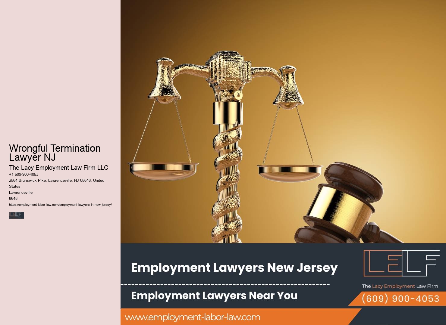 Wrongful Termination Lawyer NJ Job Discrimination Lawyer