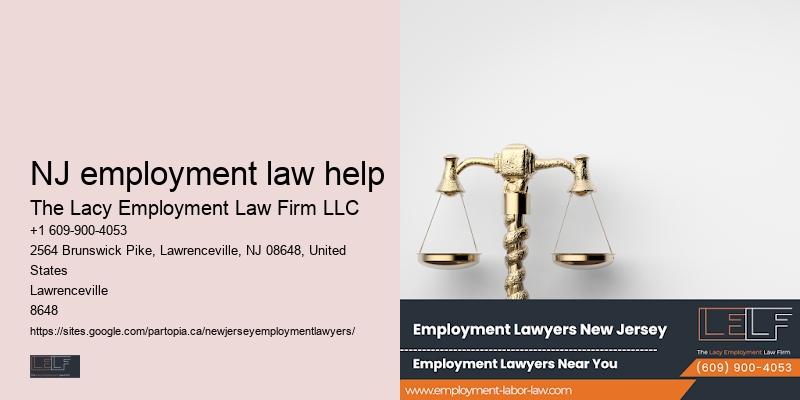 NJ employment law help Employment Legal Advice