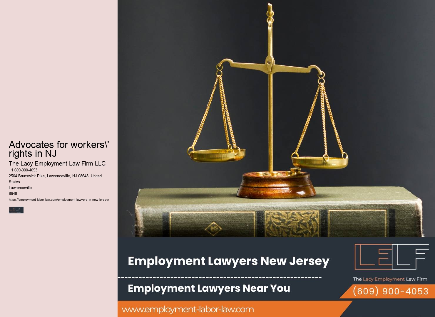 Effective Employment Law Solutions in NJ