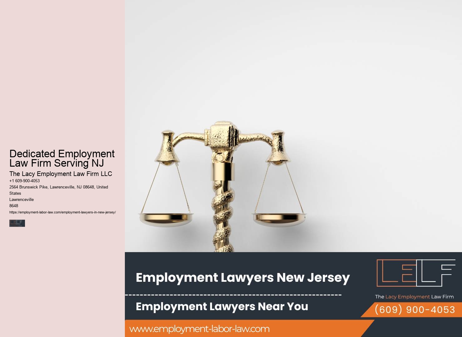 Dedicated Employment Law Firm Serving NJ