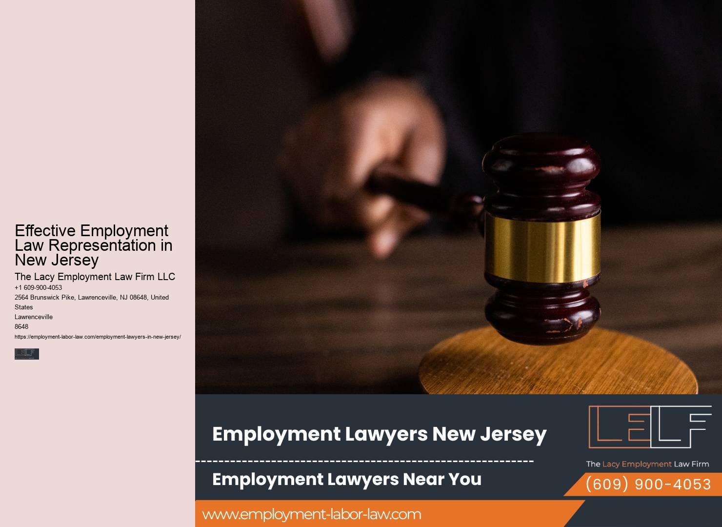 NJ attorneys for wrongful termination