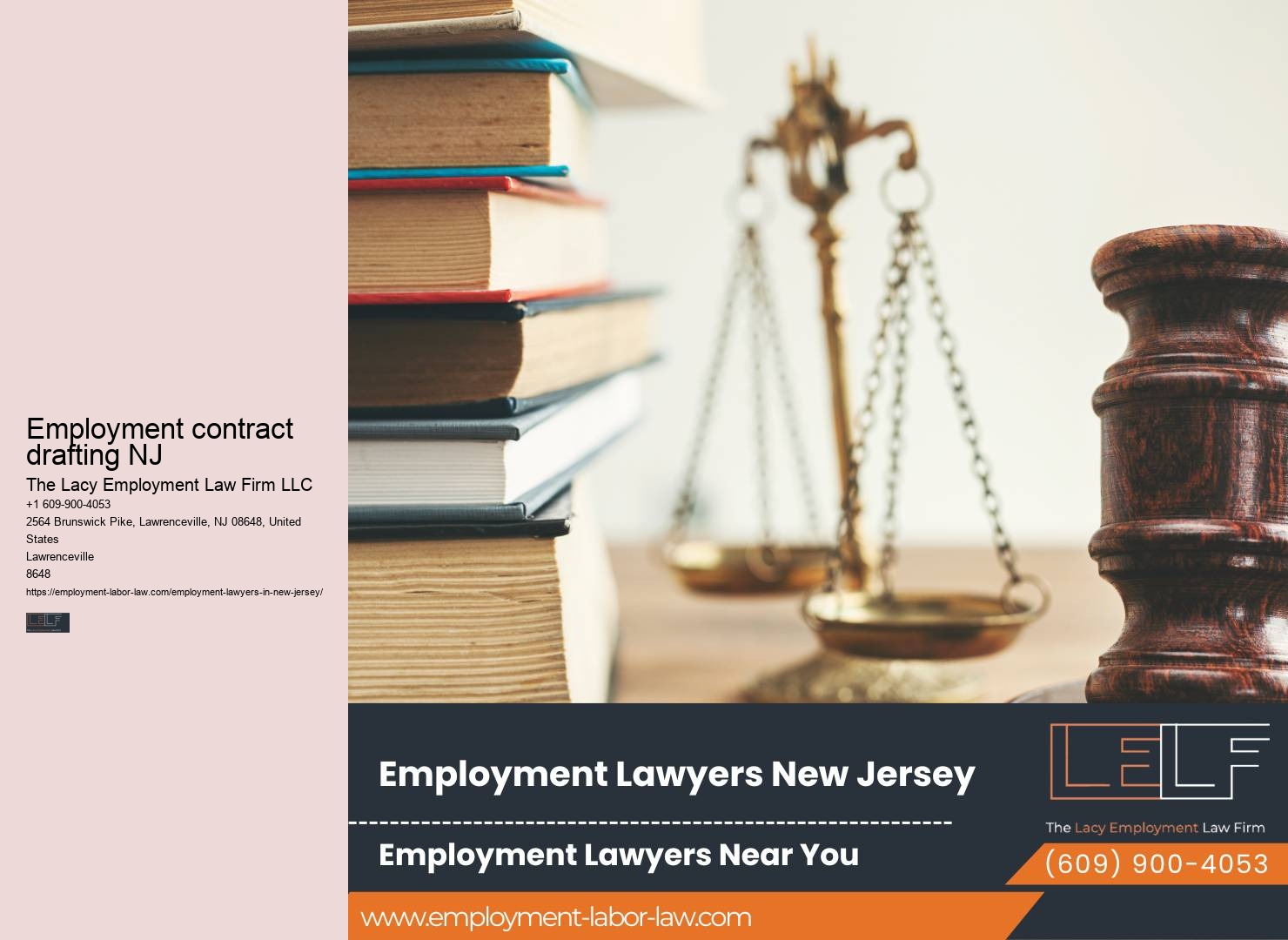 Comprehensive Employment Law Representation in NJ