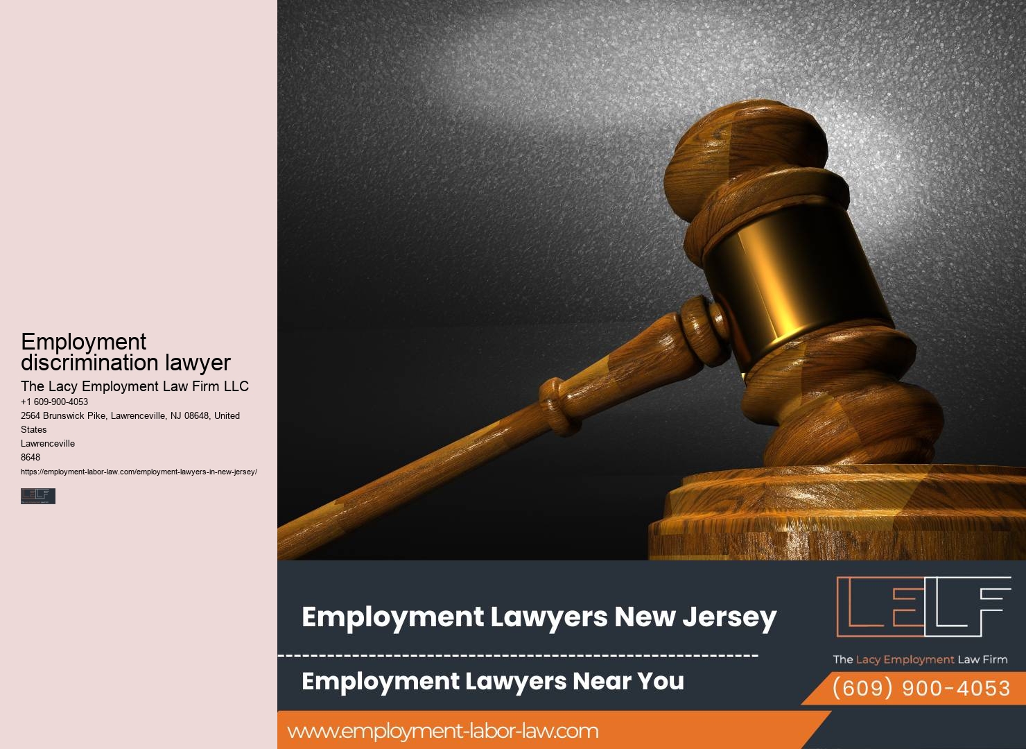 NJ Employment Lawyers for Workplace Rights