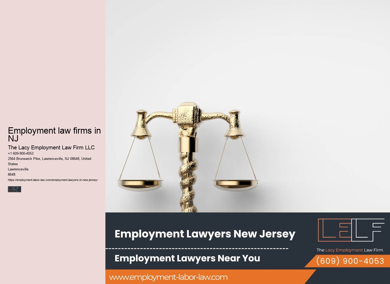 Employment law firms in NJ