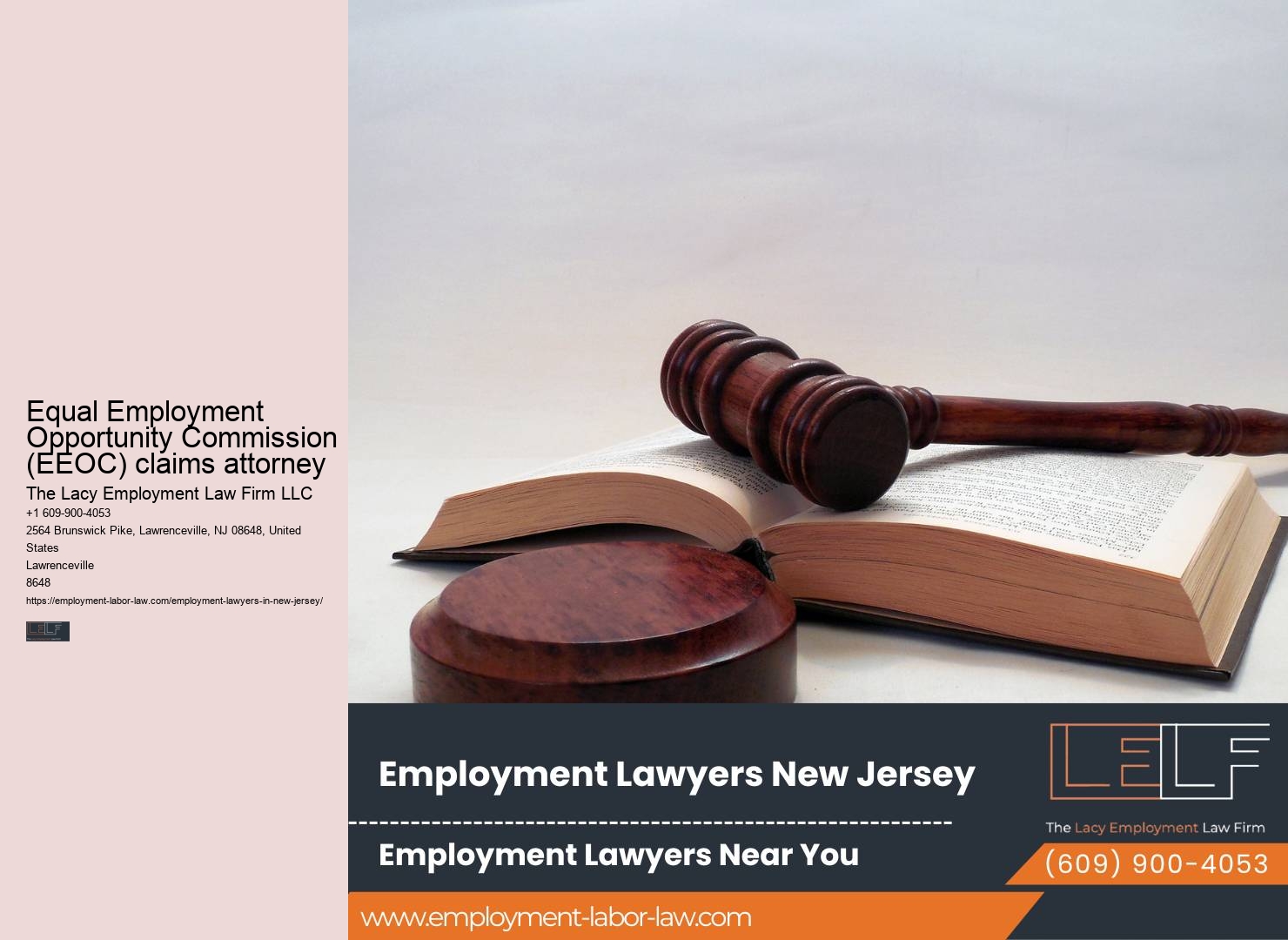 Dedicated Employment Law Firm Serving NJ