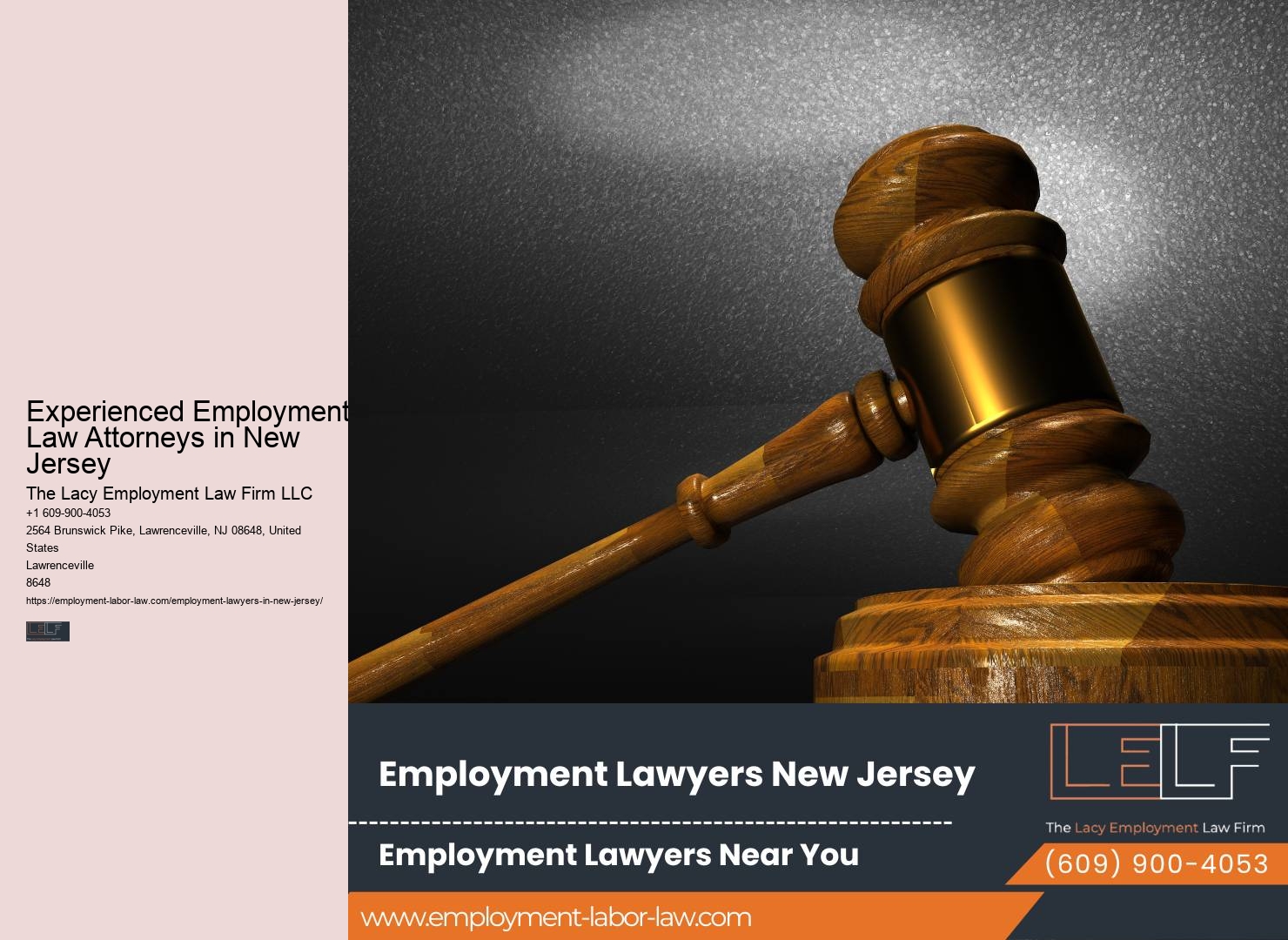 Trusted Employment Law Advice in NJ