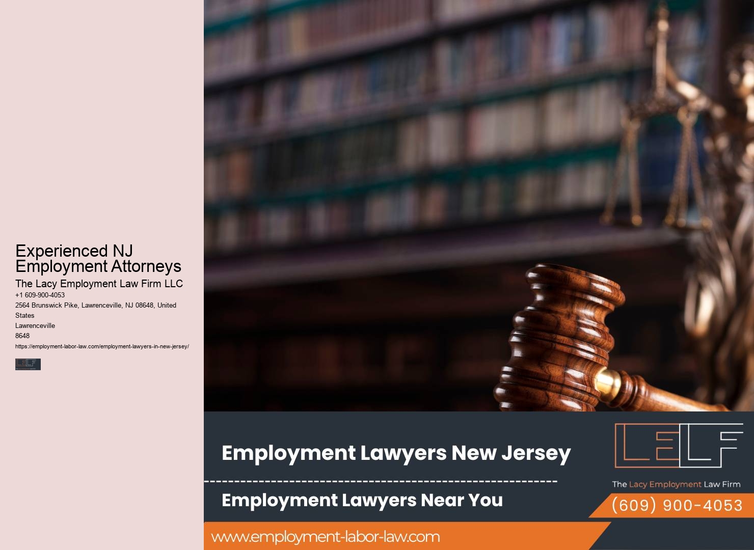 NJ Employment Lawyers for Employment Mediation