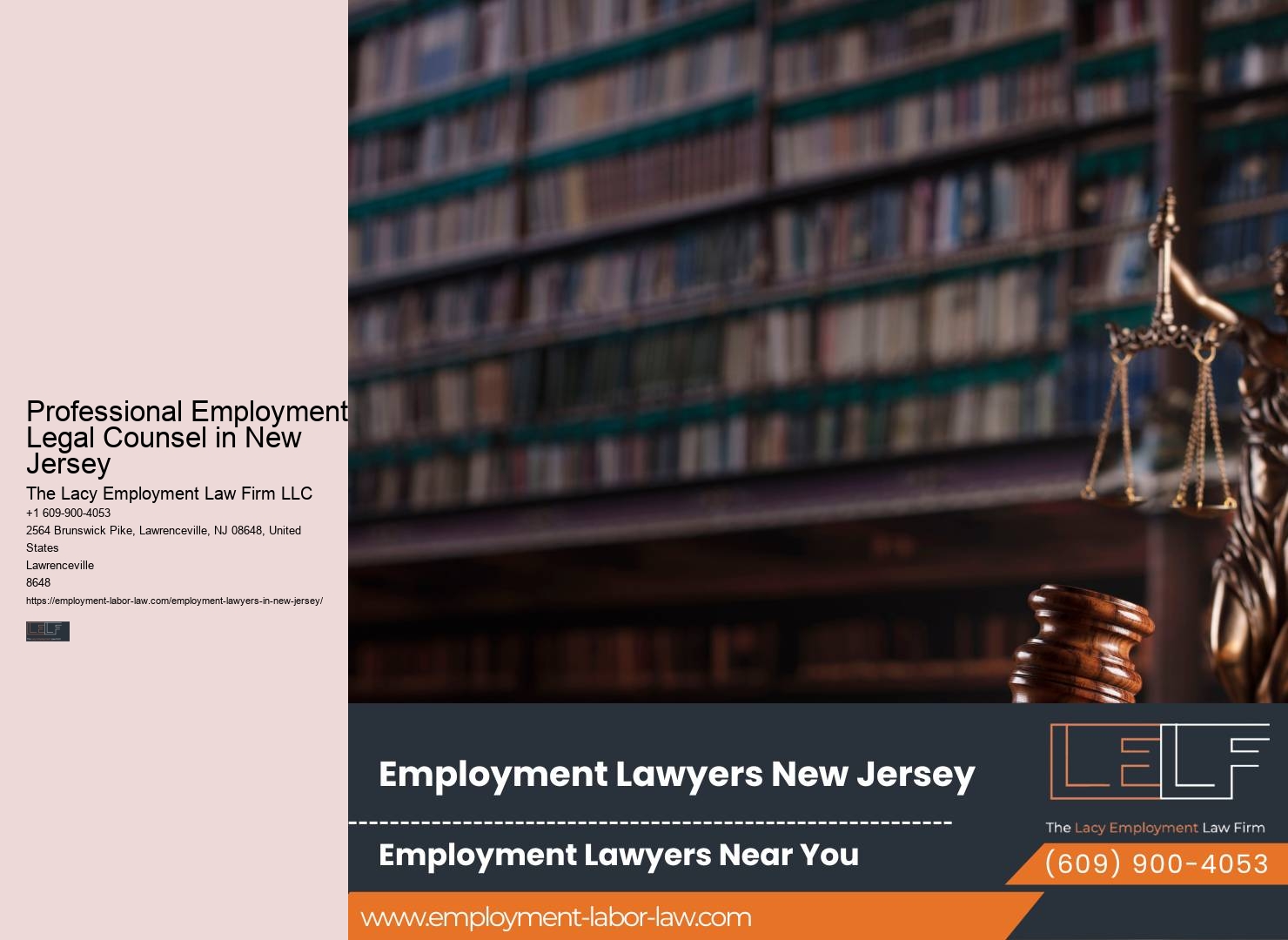 Reliable Employment Law Advice in NJ