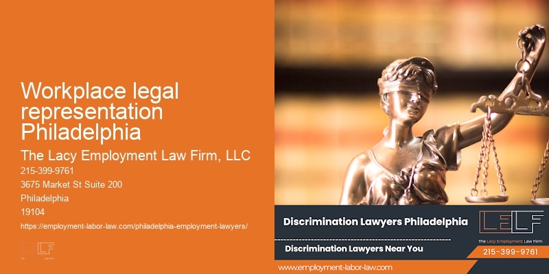 Workplace legal representation Philadelphia