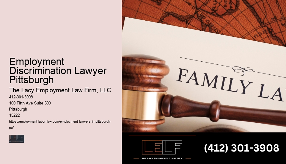 Employment Law Services Employment Discrimination Lawyer Pittsburgh PA