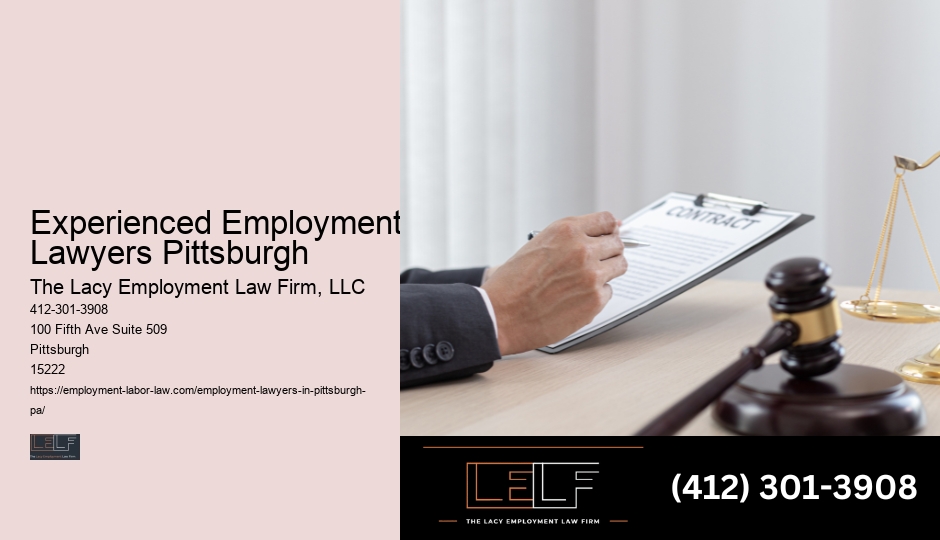 Experienced Employment Lawyers Pittsburgh Employee Legal Matters