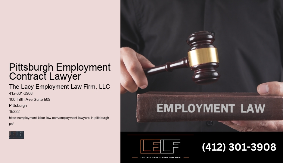 Pittsburgh Employment Contract Lawyer Employment Law Advocates