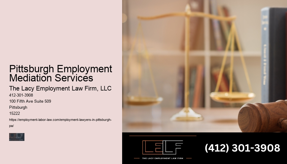 Affordable Employment Law Firms Pittsburgh Employment Mediation Services