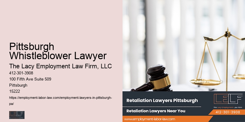 Pittsburgh Whistleblower Lawyer