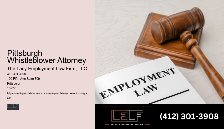 Pittsburgh Whistleblower Attorney Employee Legal Advisor
