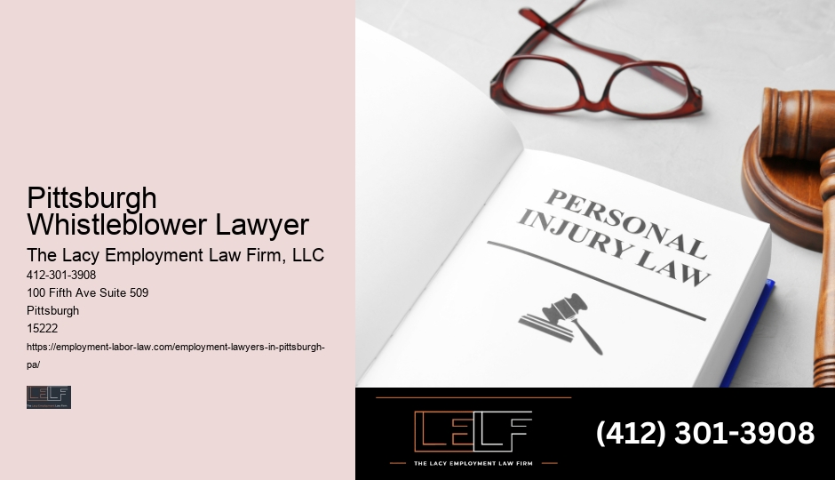 Pittsburgh Whistleblower Lawyer Job Law Attorney